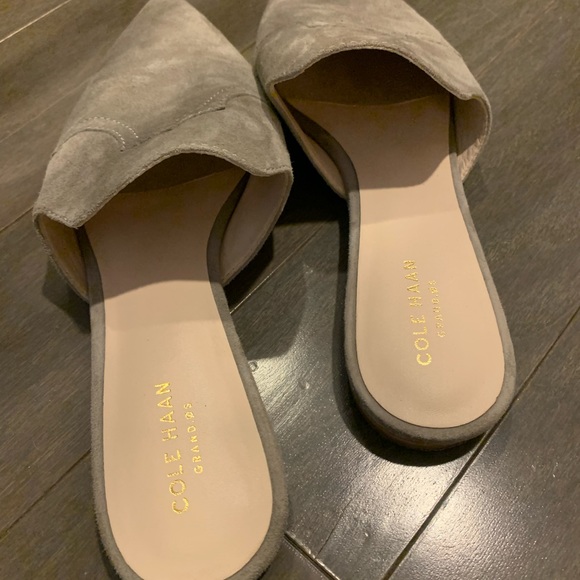 Cole Haan Suede flat Slides - Picture 5 of 5